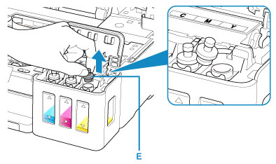 Canon : Inkjet Manuals : G3010 Series : Refilling Ink Tanks